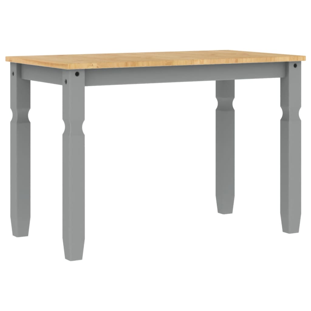 Spisebord Corona grå 112x60x75 cm heltre furu