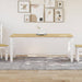 Spisebord Corona hvit 180x90x75 cm heltre furu
