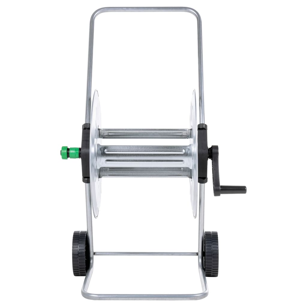 Slangetrommelvogn for 80 m 1/2" eller 50 m 3/4" slange stål