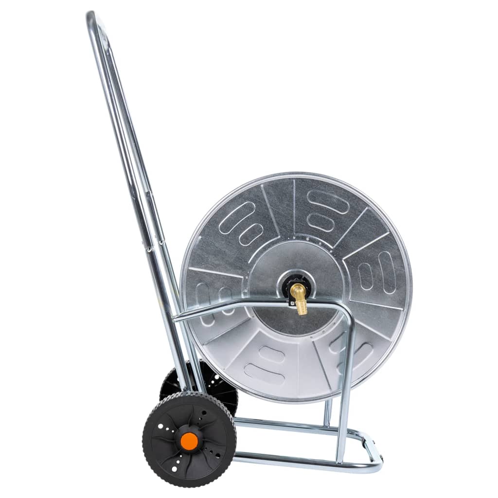 Slangetrommelvogn for 80 m 3/4" slange stål