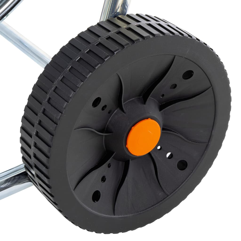 Slangetrommelvogn for 80 m 3/4" slange stål