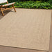 Teppe ZIZUR 80x200 cm jute-utseende innendørs og utendørs
