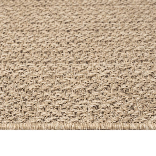 Teppe ZIZUR 240x340 cm jute-utseende innendørs og utendørs