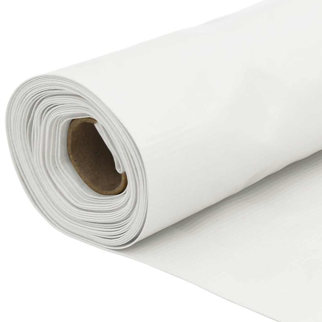 Balkongskjerm hvit 300x75 cm PVC