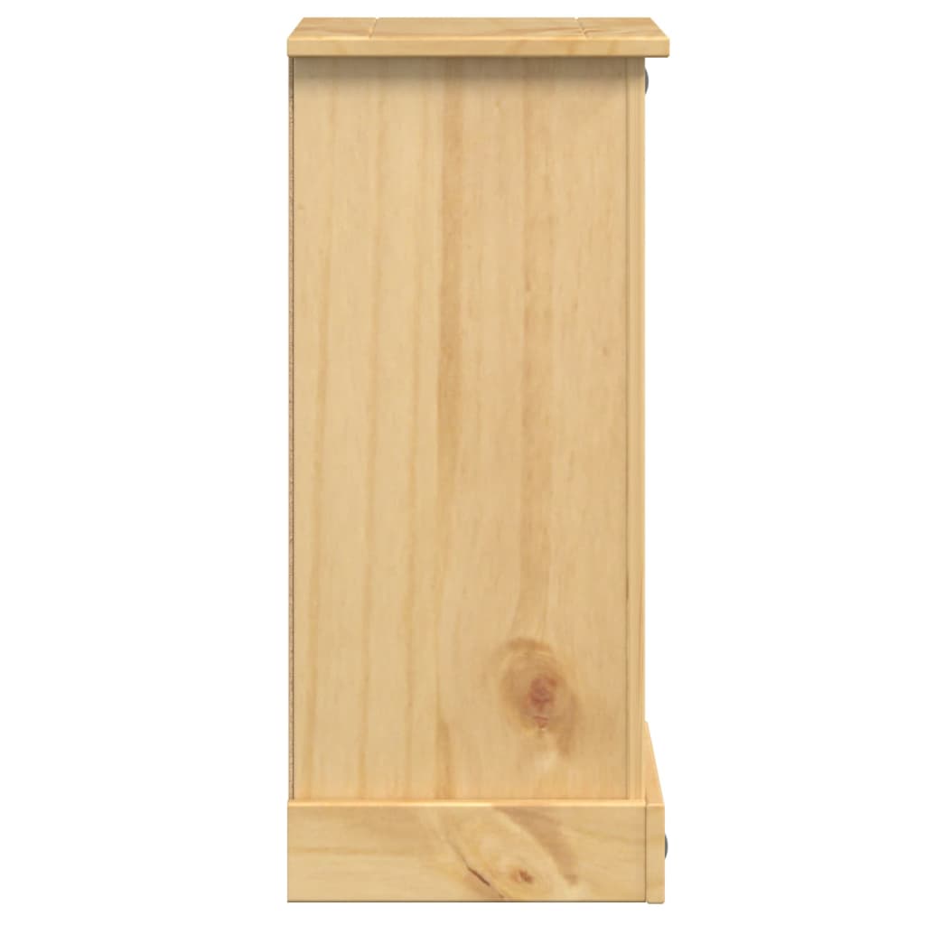 Nattbord Corona 35x32,5x74 cm heltre furu