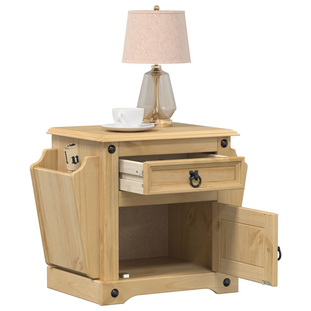 Nattbord Corona 45x35x47,5 cm heltre furu