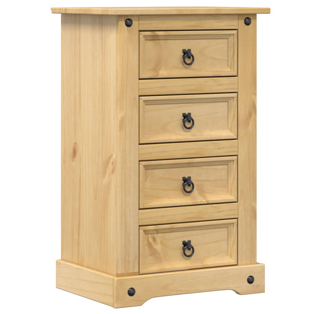 Nattbord Corona 53x39x84 cm heltre furu