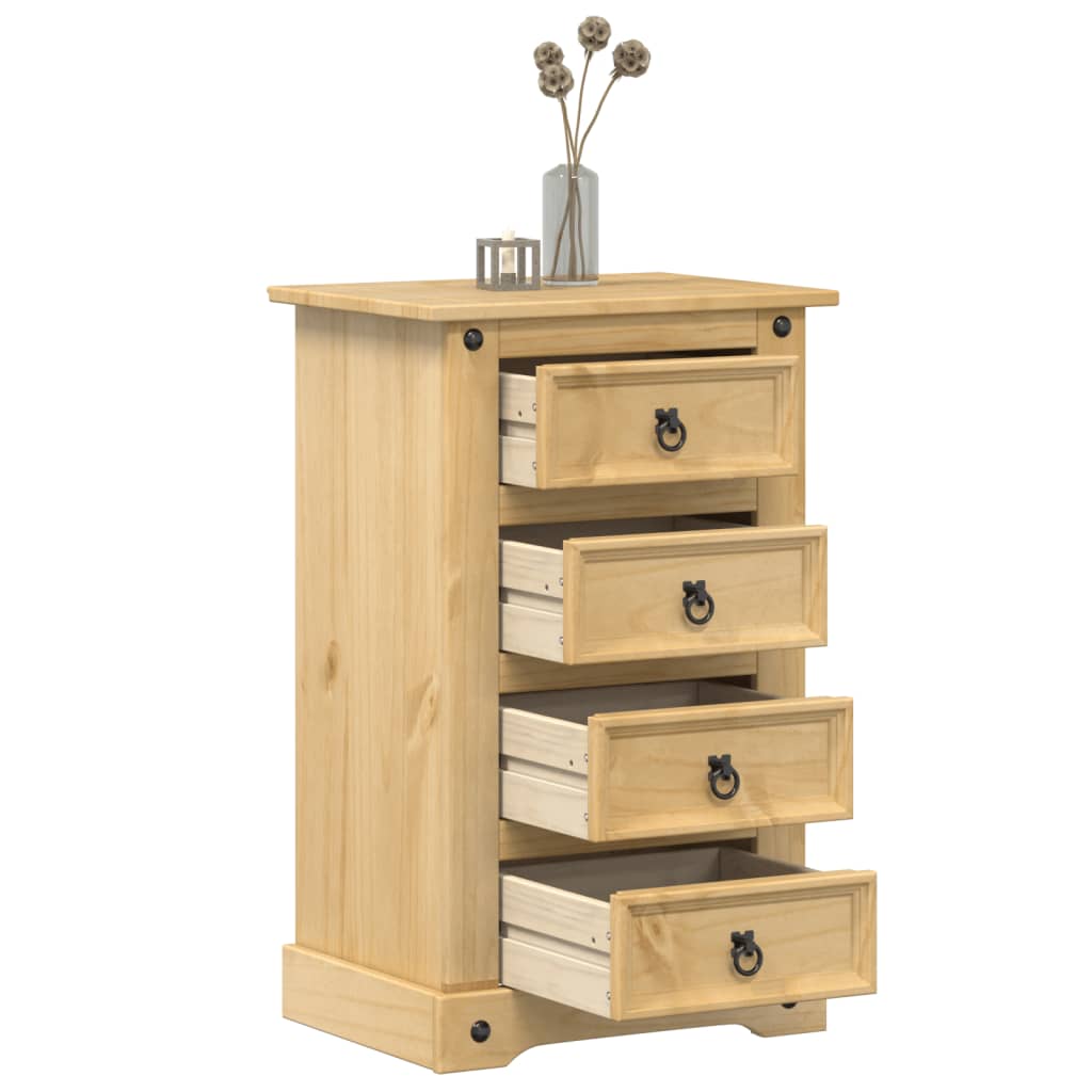 Nattbord Corona 53x39x84 cm heltre furu