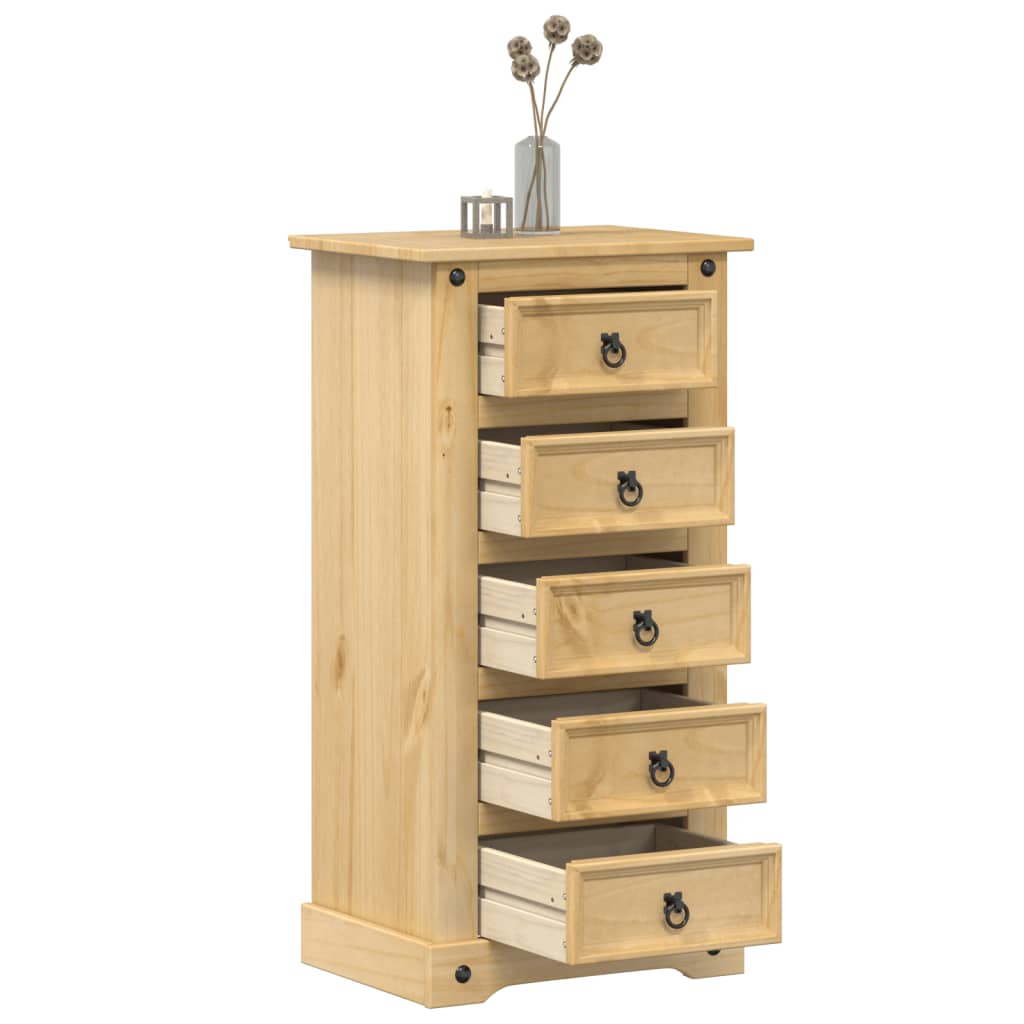 Nattbord Corona 53x39x103 cm heltre furu