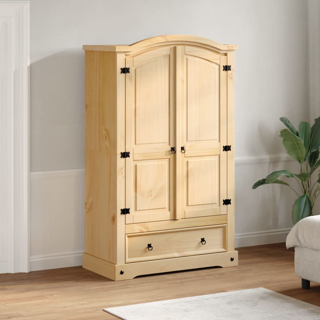 Garderobe «Corona» 101x52x170 cm heltre furu