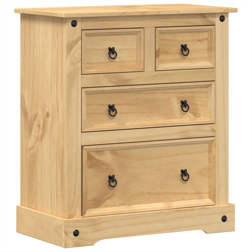 Kommode Corona 80x43x91 cm heltre furu