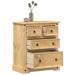 Kommode Corona 80x43x91 cm heltre furu