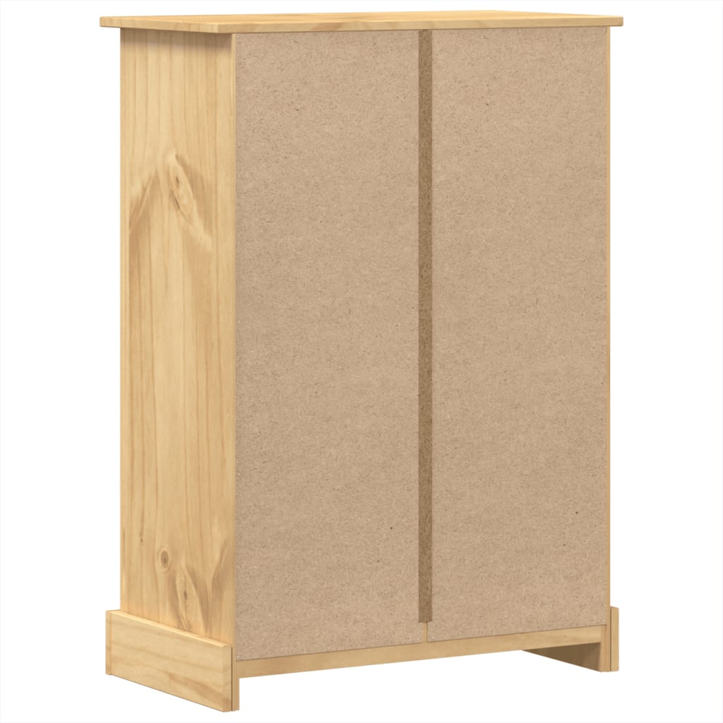 Kommode Corona 80x43x114 cm heltre furu