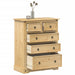 Kommode Corona 92x48x114 cm heltre furu