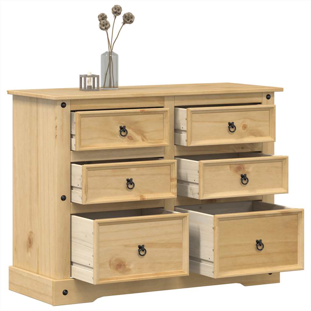 Kommode Corona 112x48x91 cm heltre furu