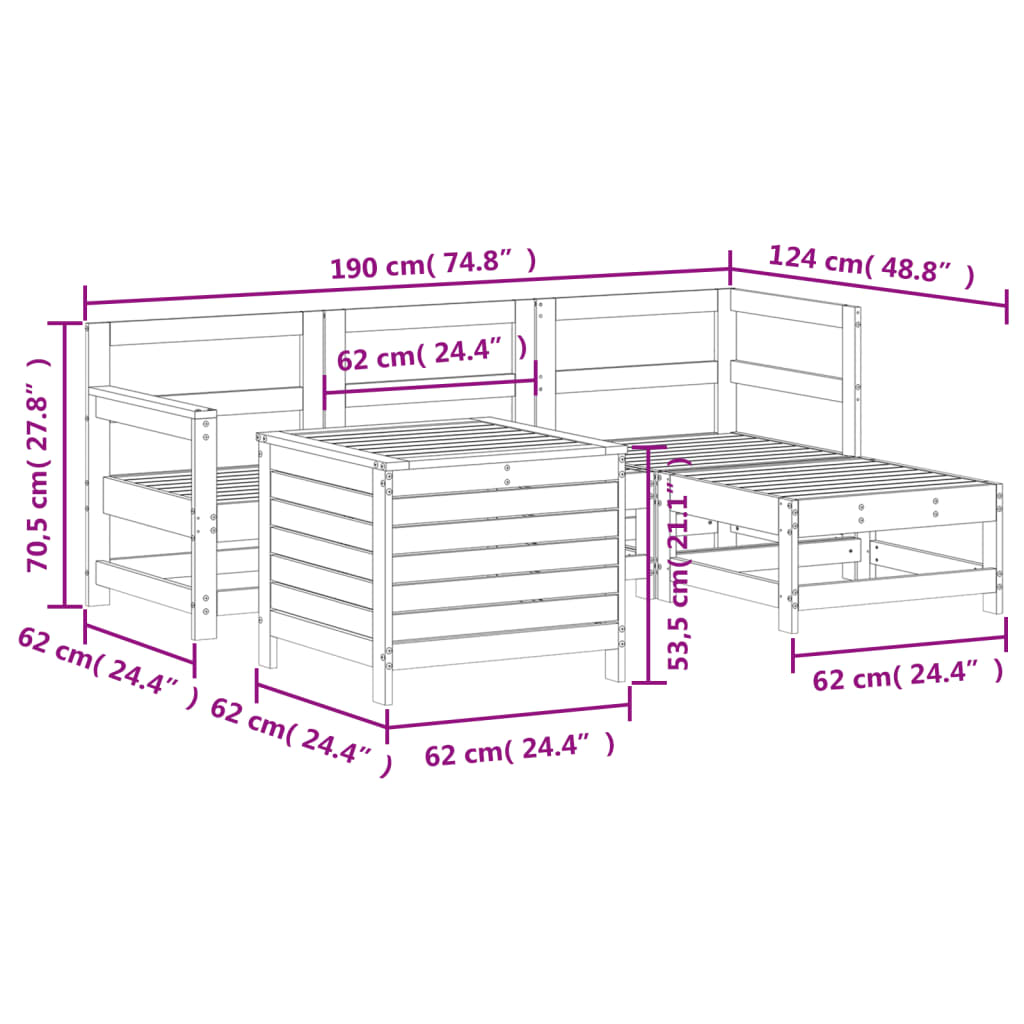 Hagesofagruppe 5 deler hvit heltre furu