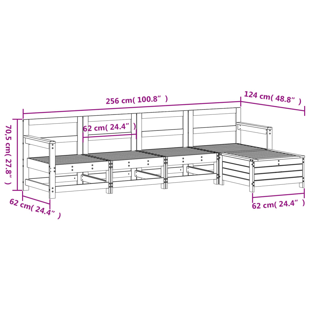 Hagesofagruppe 5 deler hvit heltre furu