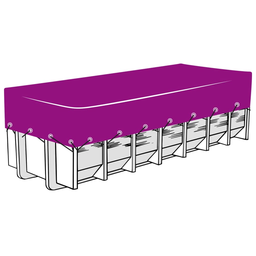 Tilhengernett grønn 4x9 m HDPE