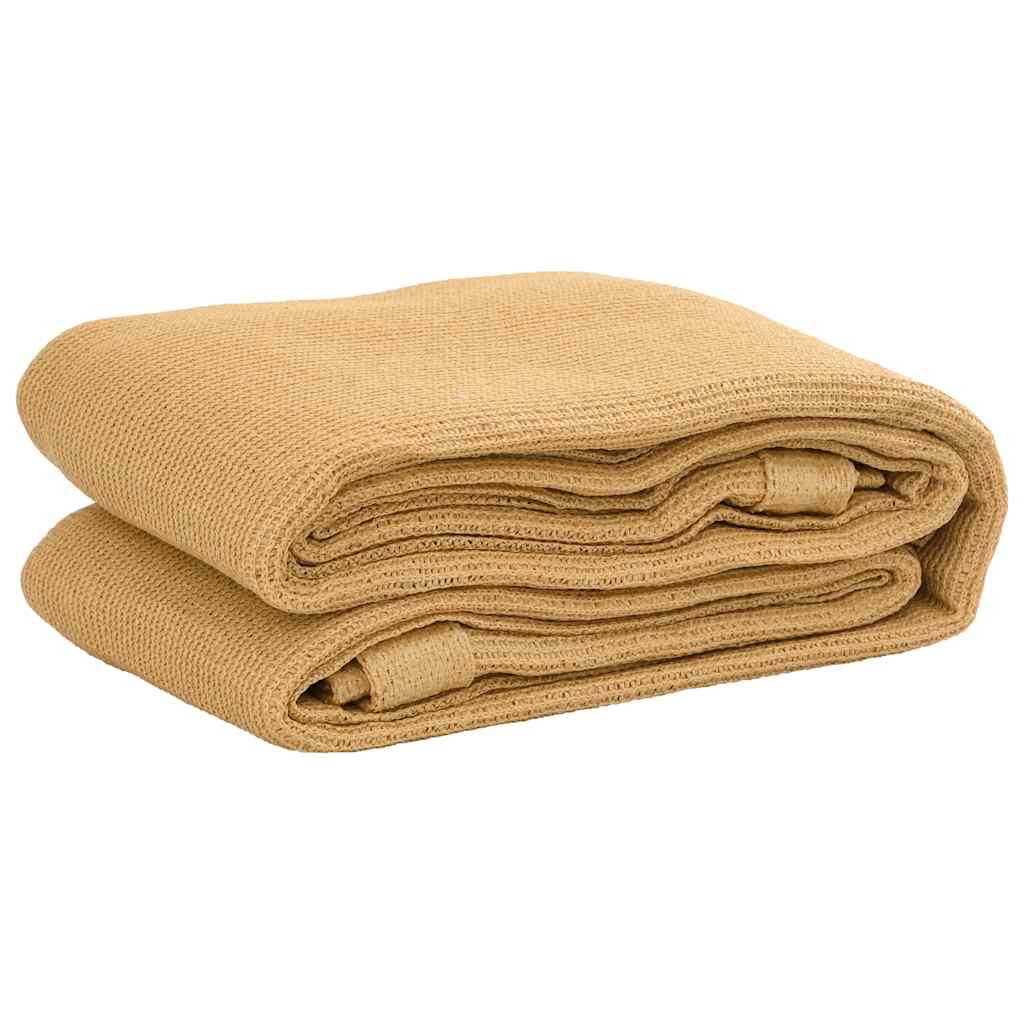 Teltteppe sand 250x400 cm HDPE vidaXL