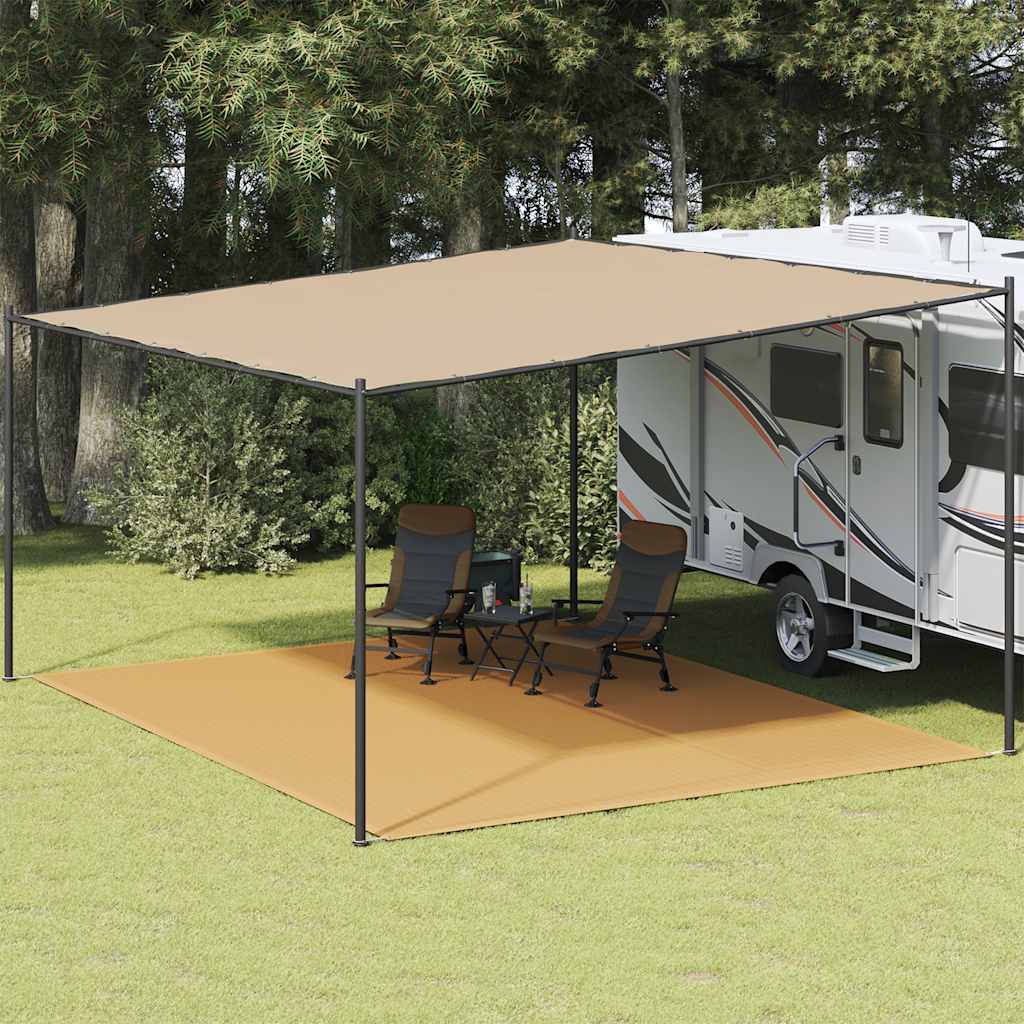 Teltteppe sand 400x500 cm HDPE