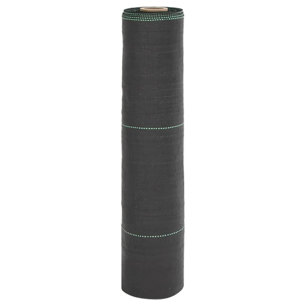 Kontrollmatte for ugress svart 0,5x25 m PP