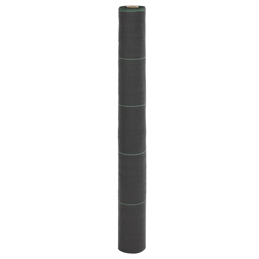 Kontrollmatte for ugress svart 1x10 m PP