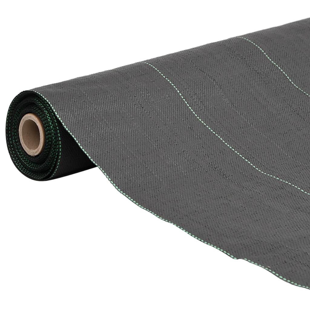 Kontrollmatte for ugress svart 2x25 m PP