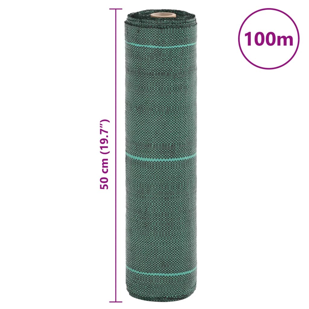 Ugressmembran Grønn 0,5x100 m PP