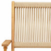 Sammenleggbare hagestoler 8 stk beige heltre akasie