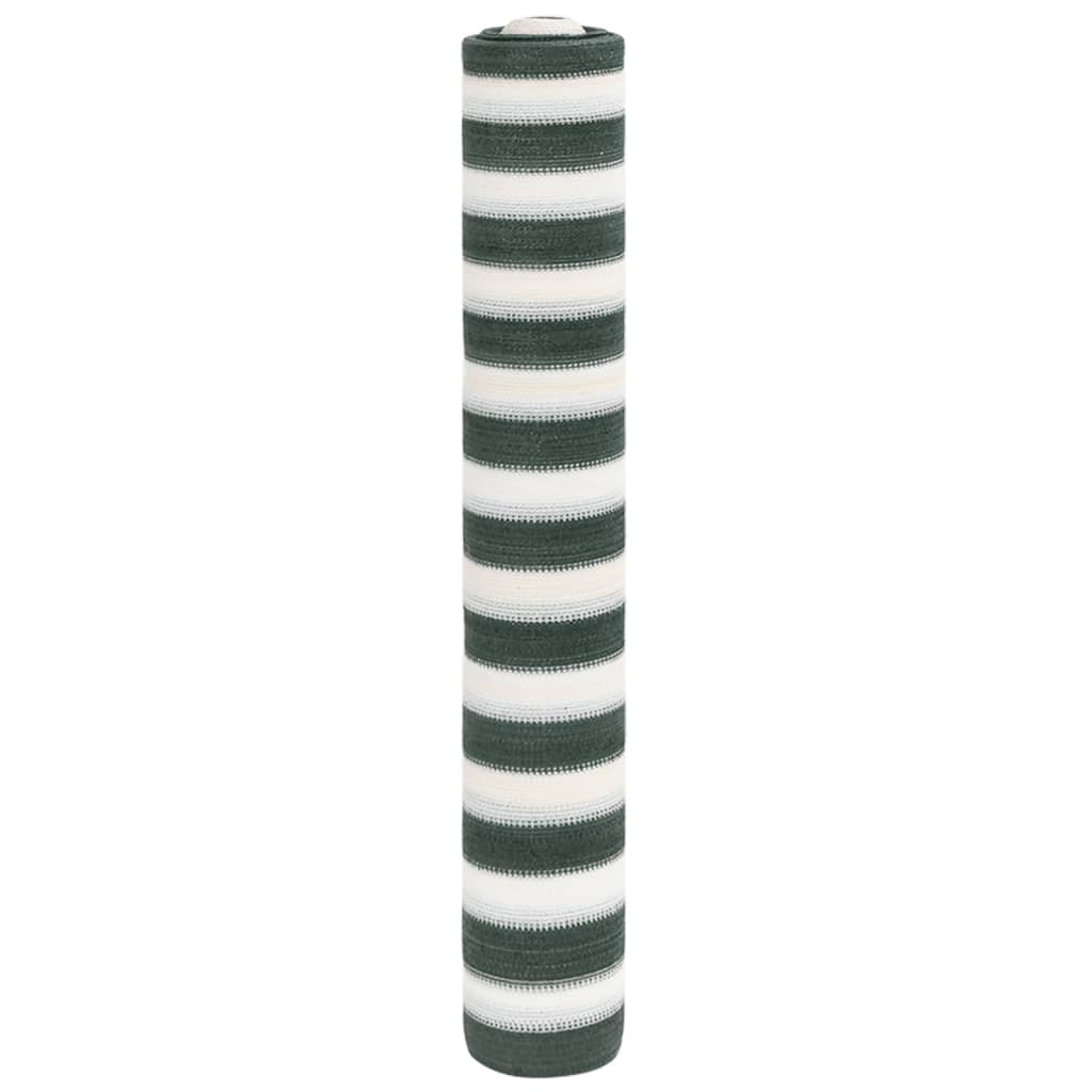 Skjermnett grønn og hvit 1,8x10 m HDPE 75 g/m²