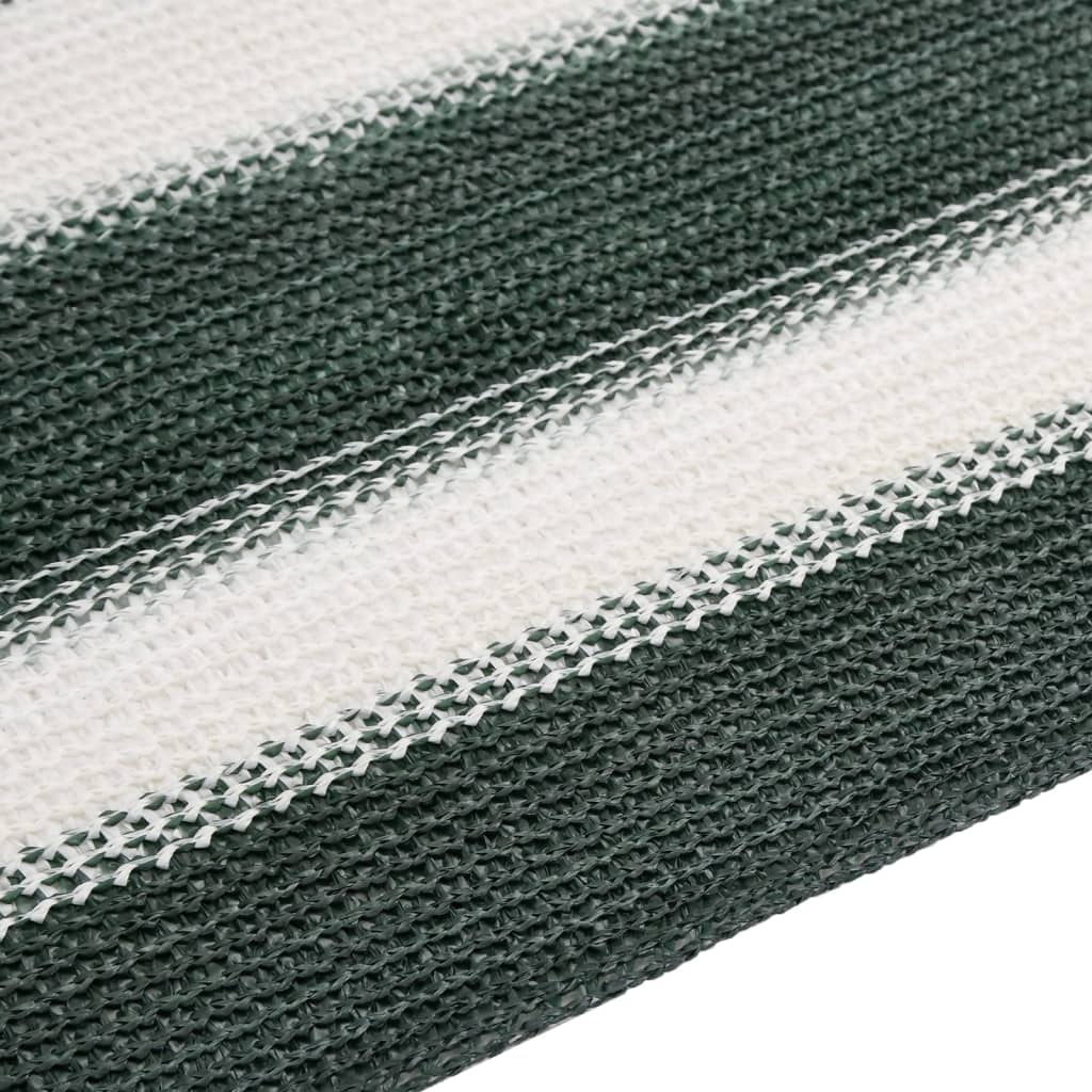 Skjermnett grønn og hvit 1,8x10 m HDPE 75 g/m²