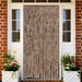 Fluegardin beige og mørkebrun 118x220 cm chenille
