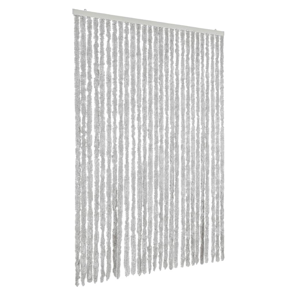 Fluegardin grå 118x220 cm chenille