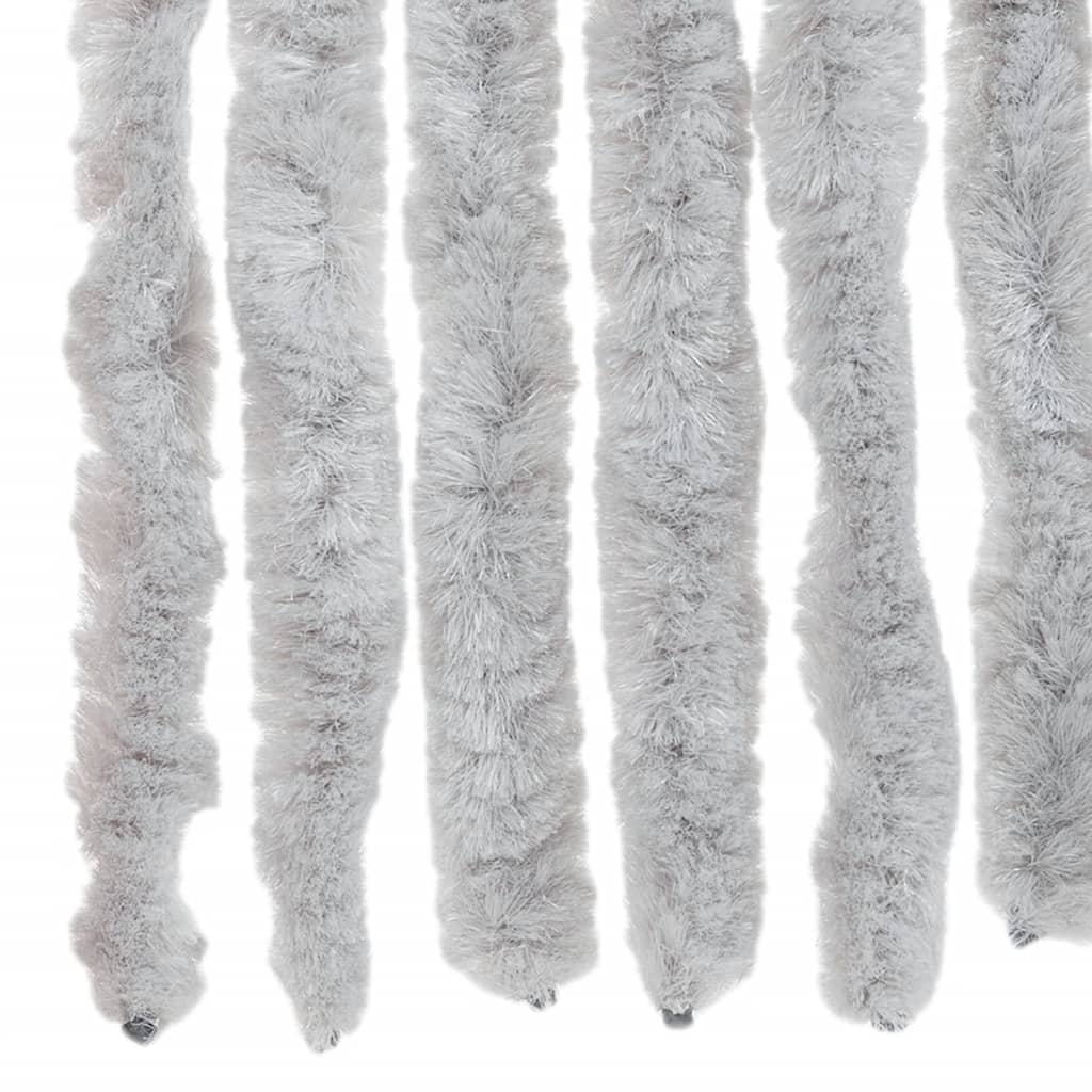 Fluegardin grå 118x220 cm chenille