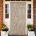 Fluegardin mørkebrun og beige 118x220 cm chenille