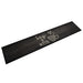 Kjøkkenteppe vaskbar Cup svart 60x300 cm fløyel
