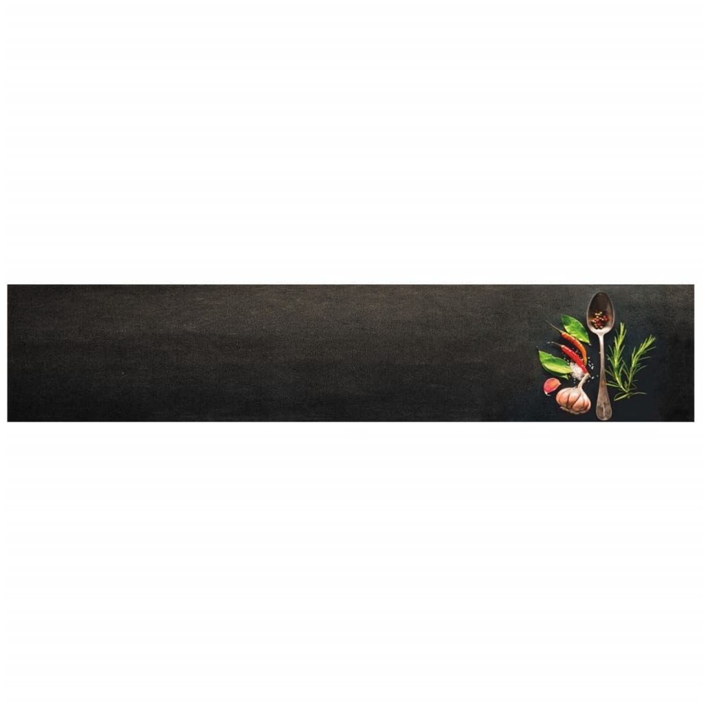 Kjøkkenteppe vaskbar krydder 60x300 cm fløyel