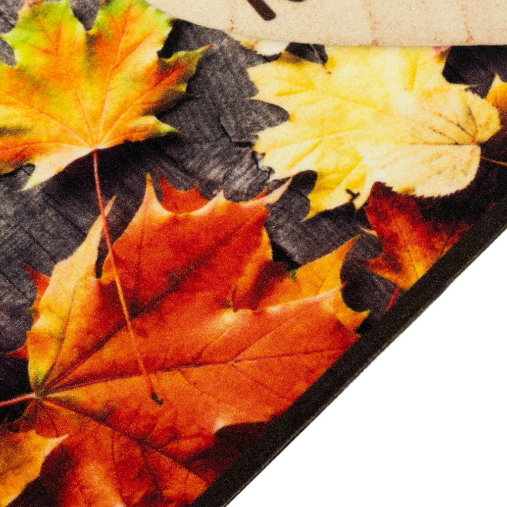 Kjøkkenteppe vaskbar Autumn 45x150 cm fløyel
