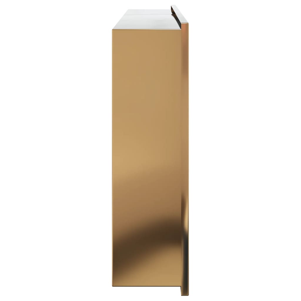 Dusjnisje børstet gulv 62x32x9 cm rustfritt stål