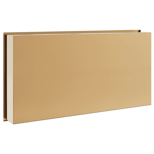 Dusjnisje børstet gulv 62x32x9 cm rustfritt stål