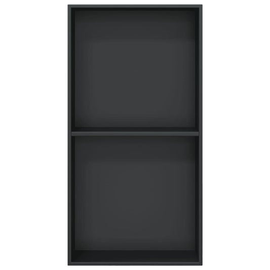 Dusjnisje matt svart 32x62x9 cm rustfritt stål