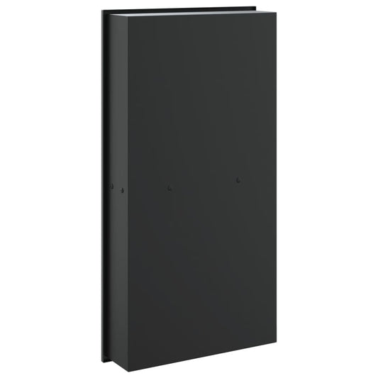 Dusjnisje matt svart 32x62x9 cm rustfritt stål