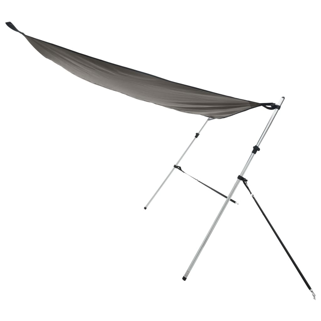 T-Top solskjermutvidelse antrasitt 174x205x(115-194) cm
