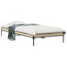 Sengeramme sonoma eik 100x200 cm konstruert tre og metall