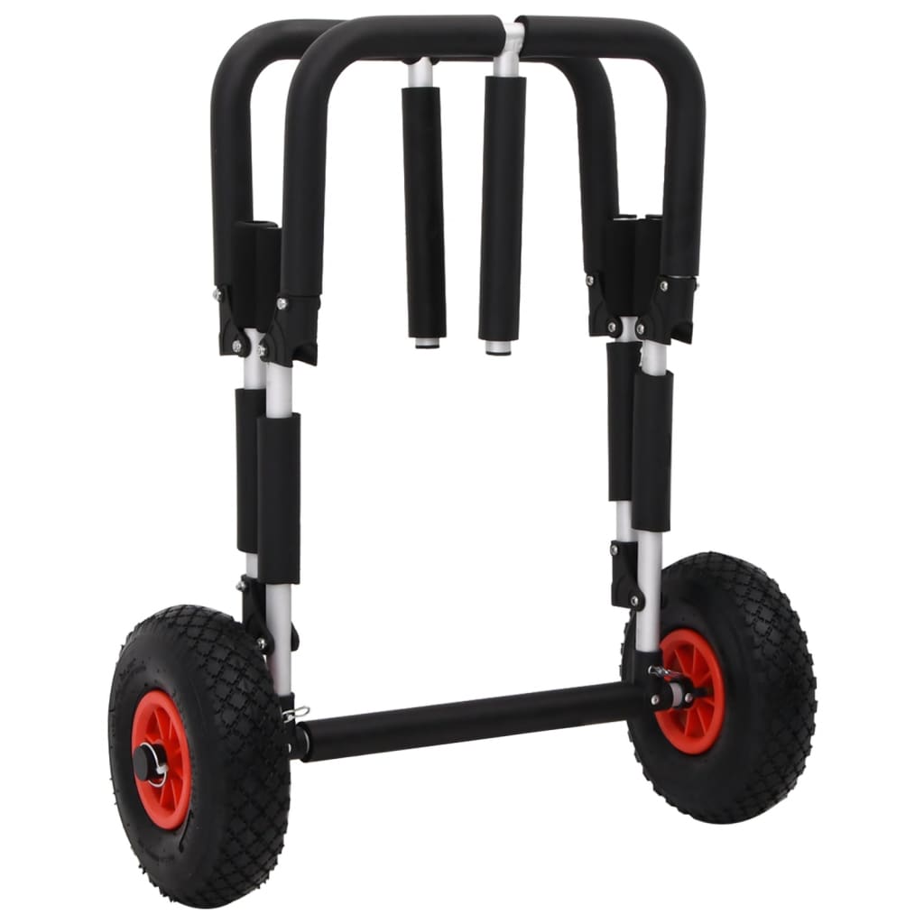 SUP vogn for 2 surfebrett sammenleggbar 90 kg aluminium