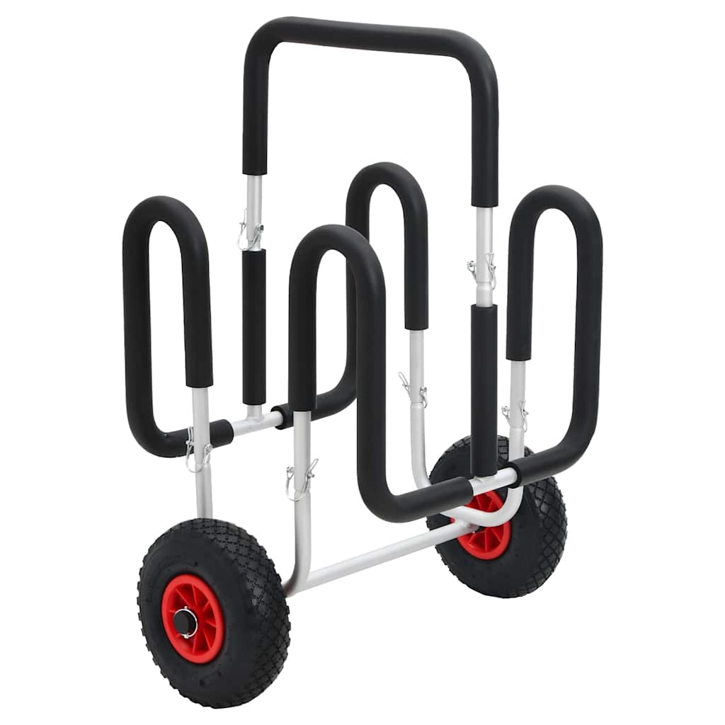 SUP vogn for 2 surfebrett 90 kg aluminium