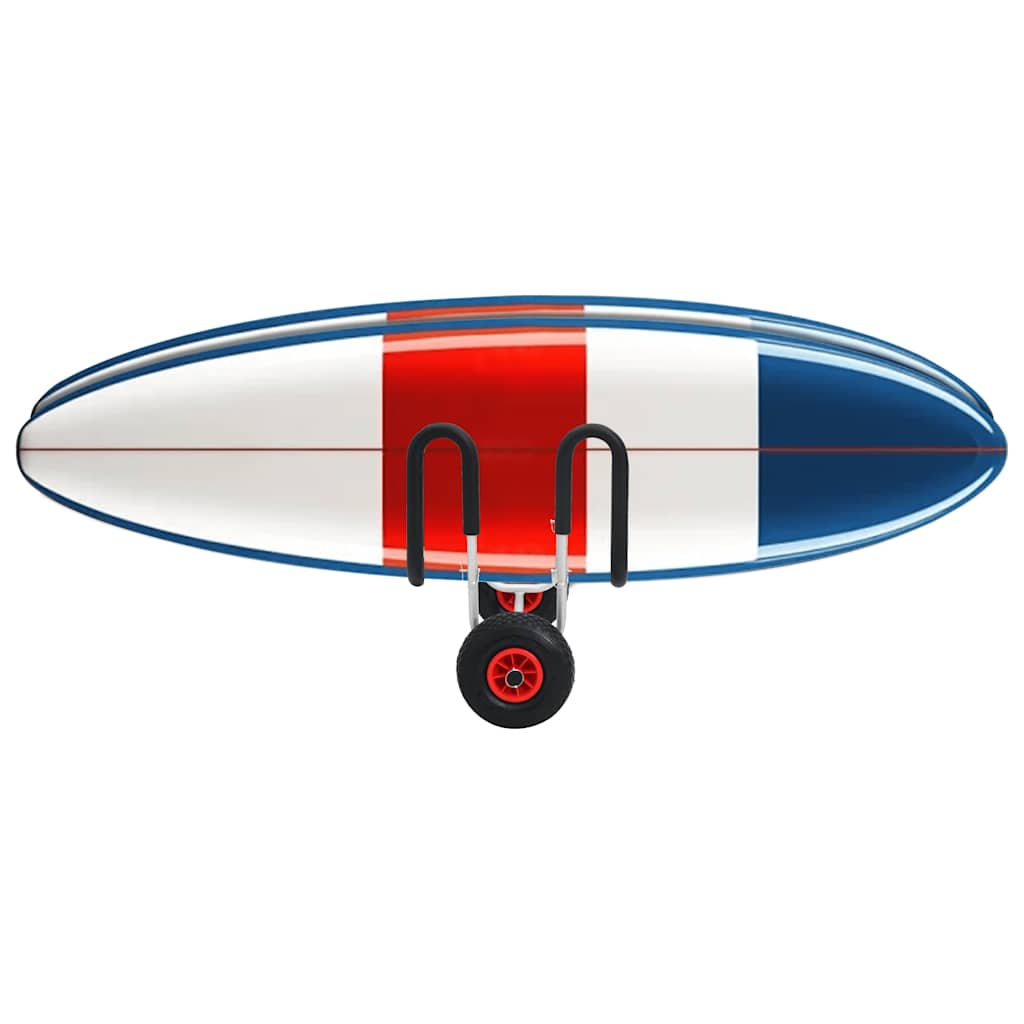 SUP vogn for 2 surfebrett 90 kg aluminium