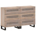Skjenker 2 stk 60x34x75 cm heltre mango