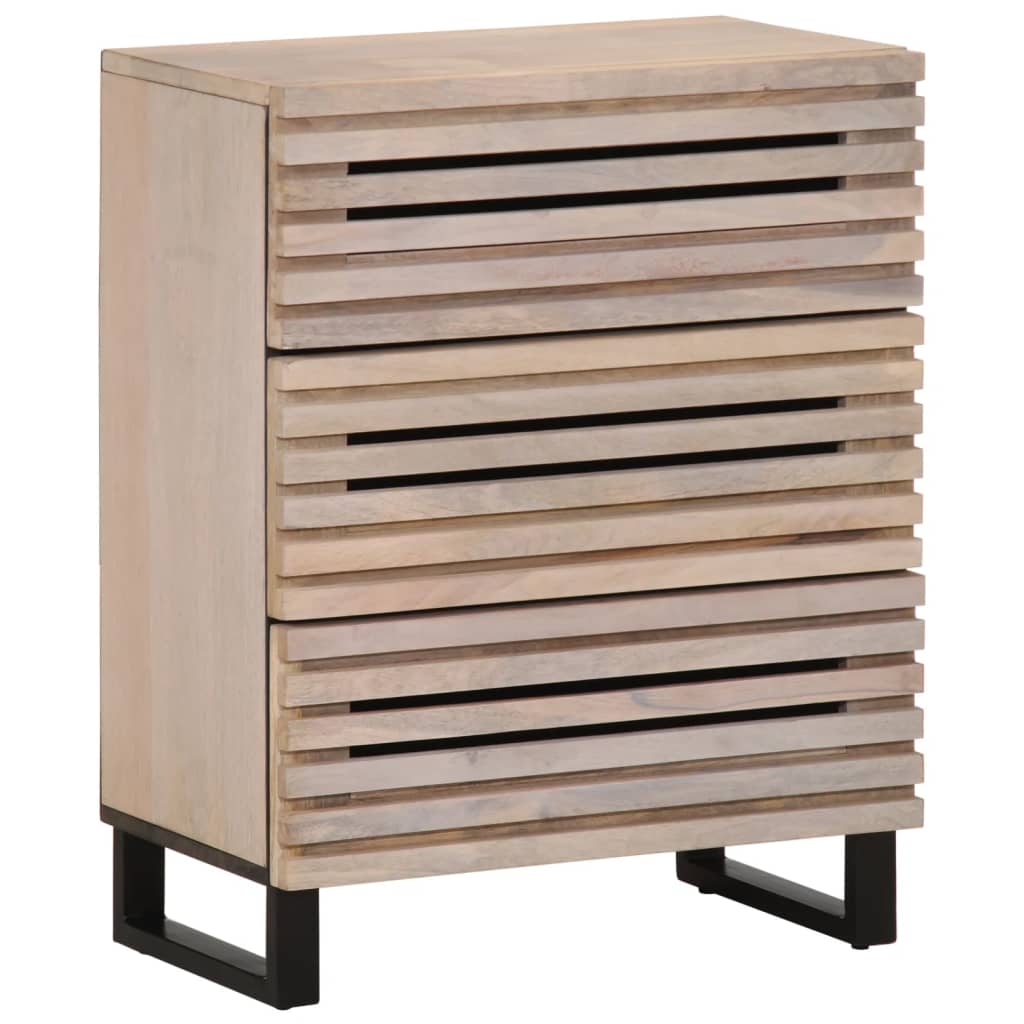 Skjenker 2 stk 60x34x75 cm heltre mango