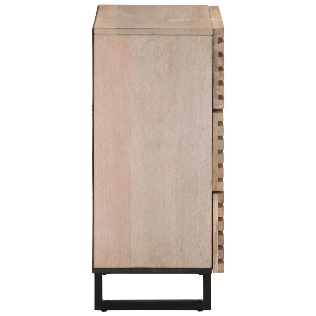 Skjenker 2 stk 60x34x75 cm heltre mango
